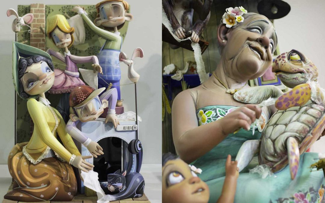 The ninots are leaving the exhibit and heading to their respective Fallas!